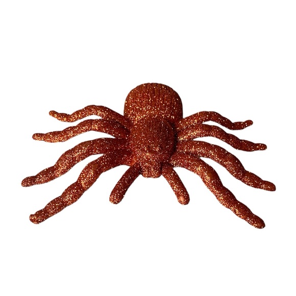 Hobby Lobby Glittery Orange Spider Decor - Picture 1 of 6
